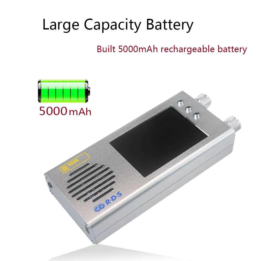TEF6686 Hong 6686 Full Band Radio 3.2 Inch Screen 5000mAh Battery Aluminum Alloy USB Control LW MW SW FM Stereo — view 3