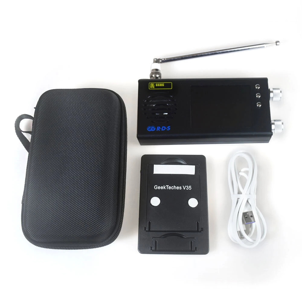TEF6686 Hong 6686 Full Band Radio 3.2 Inch Screen 5000mAh Battery Aluminum Alloy USB Control LW MW SW FM Stereo — view 9