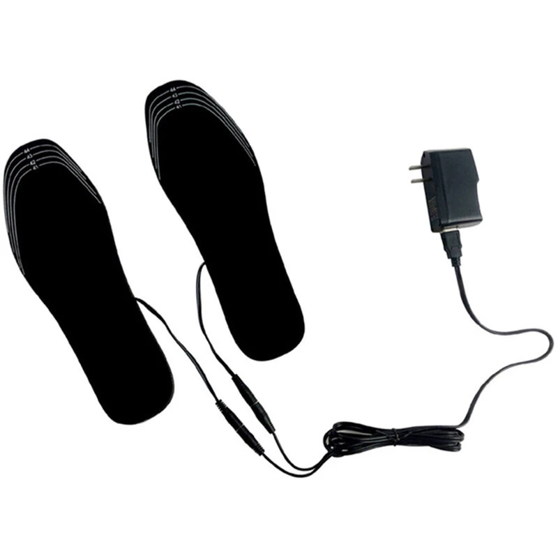 TENGOO 1 Pair EVA Unisex Electric Heated Insoles Wireless Remote Control Thermal Rechargeable Smart Heating Warm Pad for Winter Sports — view 7