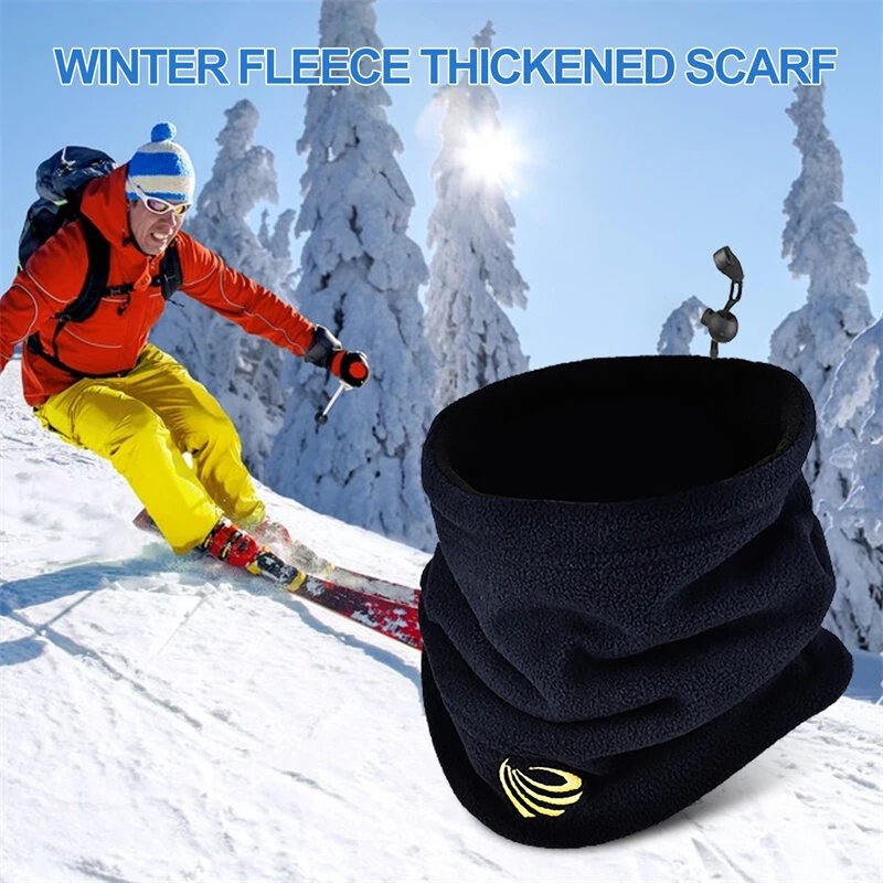 TENGOO 1pc Winter Neck Gaiter Hat For Men And Women Camping Fleece Neck Gaiter Ski Tube Scarf Snowboard Half Face Mask Face Cover Men Women Outdoor Cold Proof Neck Winter — view 7