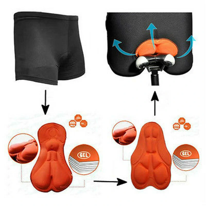 TENGOO Cycling Shorts Breathable Shockproof Comfortable Underpants Sponge Gel 3D Padded Cycling Pants for Bicycle Motorcycle — view 3