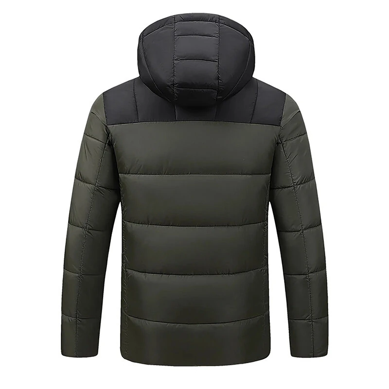 TENGOO HJ-15G Unisex Cotton-padded Heated Jacket - 15 Heating Areas, USB/DC Charging, Winter Electric Thermal Warm Jacket for Outdoor Hiking Camping — view 4
