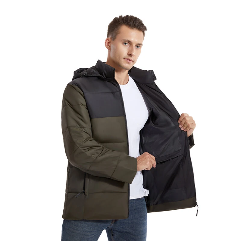 TENGOO HJ-15G Unisex Cotton-padded Heated Jacket - 15 Heating Areas, USB/DC Charging, Winter Electric Thermal Warm Jacket for Outdoor Hiking Camping — view 7