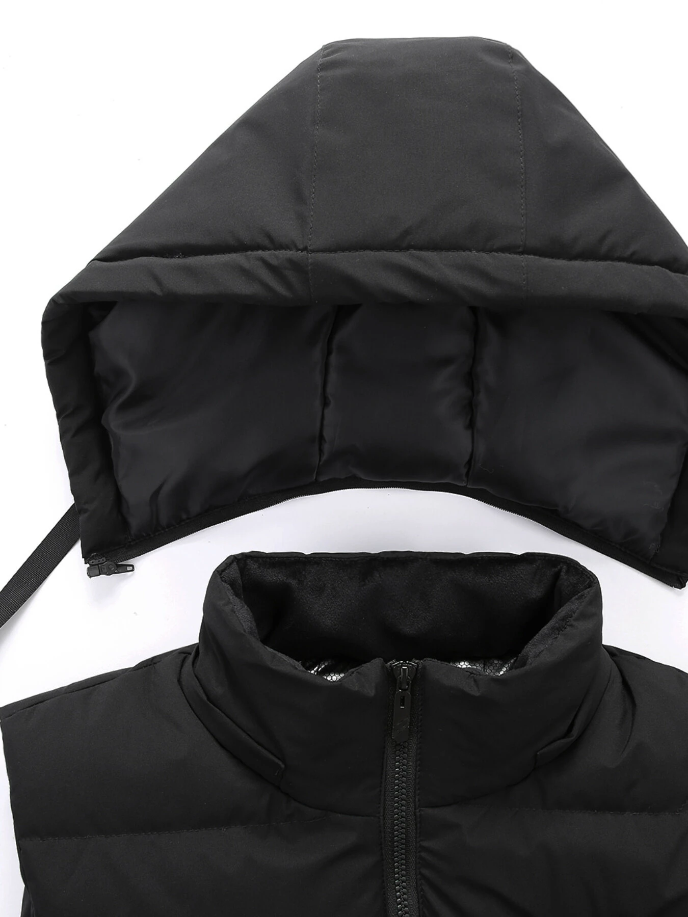 TENGOO HT-11 11 Areas Unisex Heated Hooded Vest Unisex 3-Gears Temperature Control USB Electric Thermal Vest Winter Outdoor Warm Clothing — view 9