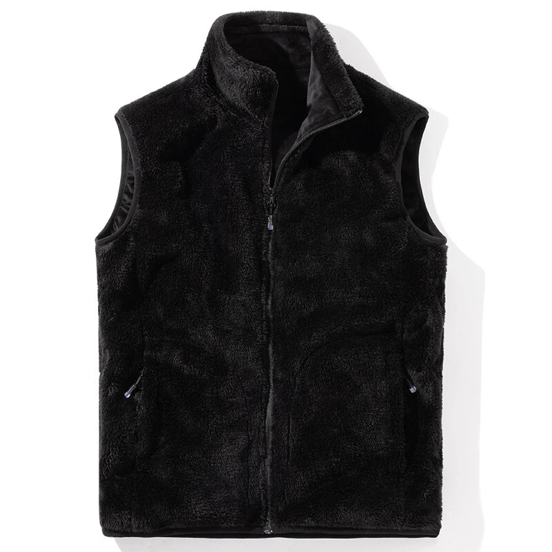 TENGOO HV-09F Heated Vest 9 Heating Areas USB Charging 3 Gear Temperature Control Coral fleece Windproof Outdoor Winter Warm Clothing — view 7