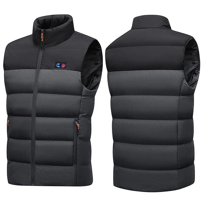 TENGOO HV-11 Heated Vest 11 Heating Areas Men Jacket Heated Winter Womens Electric Usb Heater Tactical Jacket Man Thermal Vest Body Warmer Coat — view 10