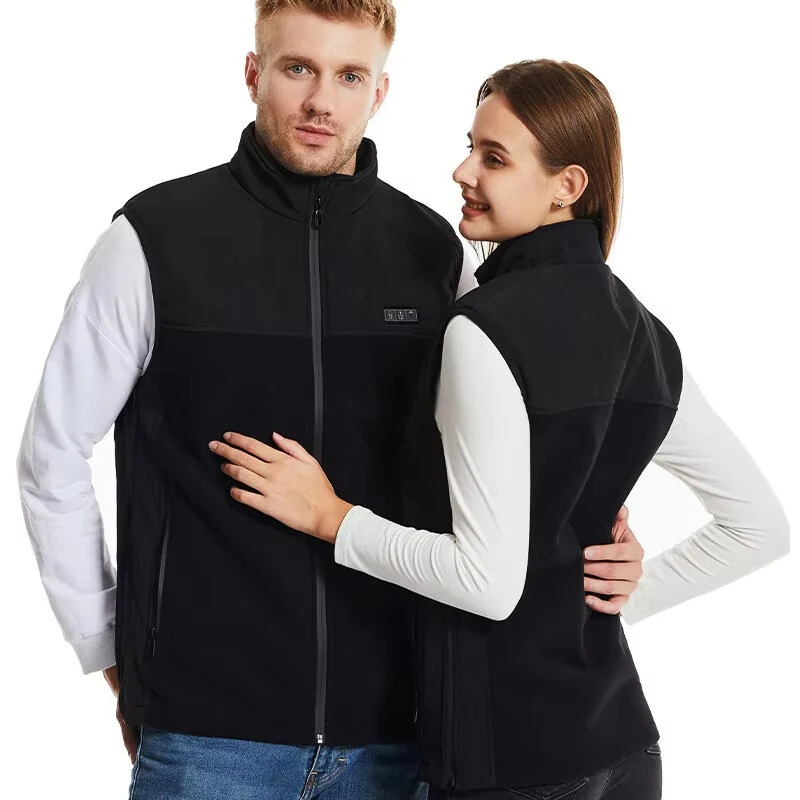 TENGOO HZ-13 13 Areas Heating Vest Zipper Adjustable Size 3-Gears Heated Jackets  USB Electric Thermal Clothing Winter Warm Vest Outdoor Heat Coat Clothing — view 5