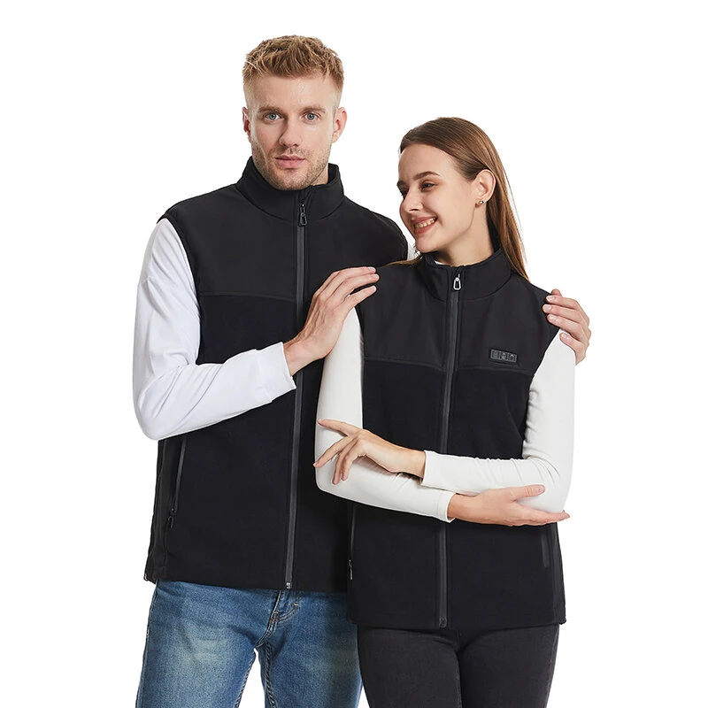 TENGOO HZ-13 13 Areas Heating Vest Zipper Adjustable Size 3-Gears Heated Jackets  USB Electric Thermal Clothing Winter Warm Vest Outdoor Heat Coat Clothing — view 6