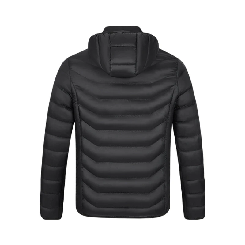 TENGOO HZ-23 23 Zones Heating Jacket Zipper Adjustable Size USB Charging Smart Thermal Warm Jacket Men's Heated Hooded Coat Outdoor Sportswear — view 10