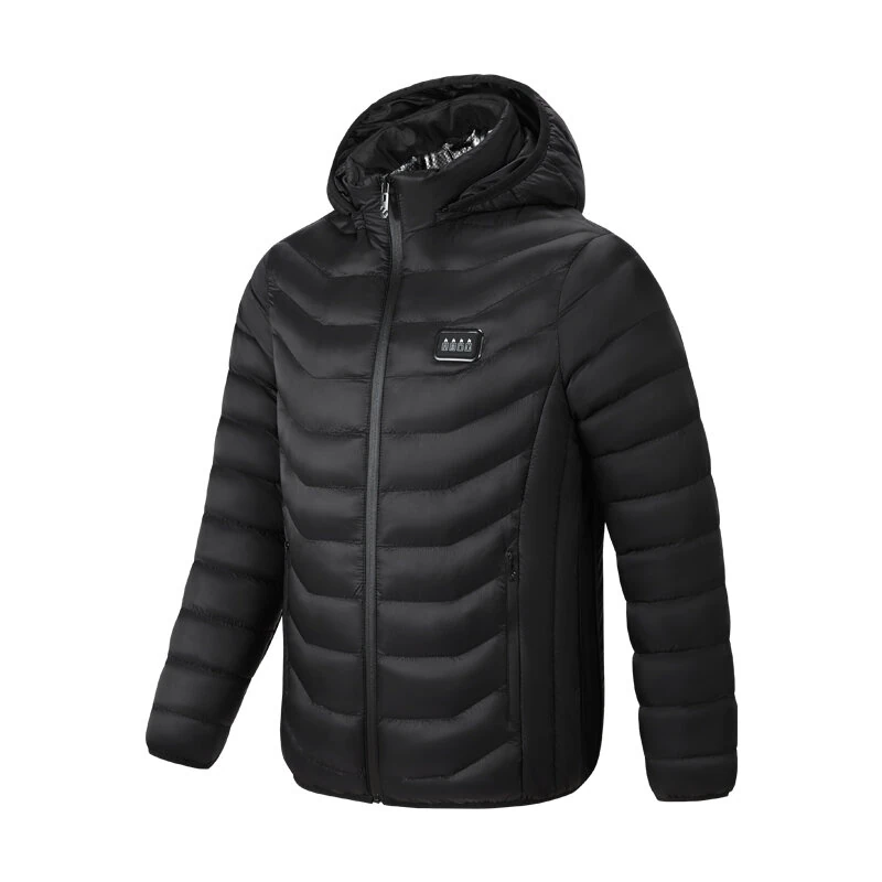 TENGOO HZ-23 23 Zones Heating Jacket Zipper Adjustable Size USB Charging Smart Thermal Warm Jacket Men's Heated Hooded Coat Outdoor Sportswear — view 8