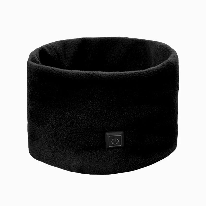 TENGOO USB Charging Electric Heated Neck Scarf 3 Gears Adjustable Intelligent Winter Warm Neckerchief Plush Collar for Men Women — view 8