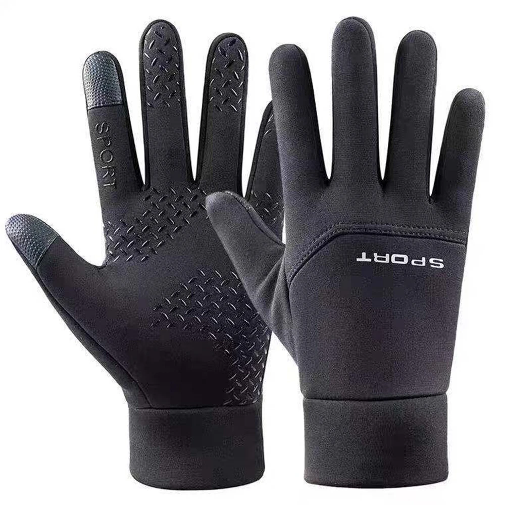 TENGOO Winter Outdoor Sports Cycling Gloves Windproof Waterproof Fleece Cold-Proof Ski Finger Touchscreen Non-Slip Motorcycle Gloves — TENGOO