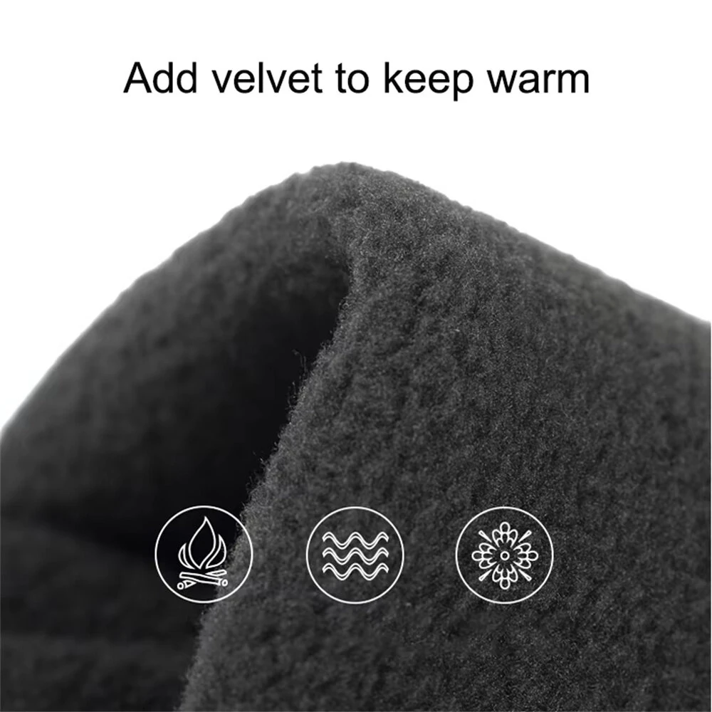 TENGOO Winter Outdoor Sports Cycling Gloves Windproof Waterproof Fleece Cold-Proof Ski Finger Touchscreen Non-Slip Motorcycle Gloves — view 5