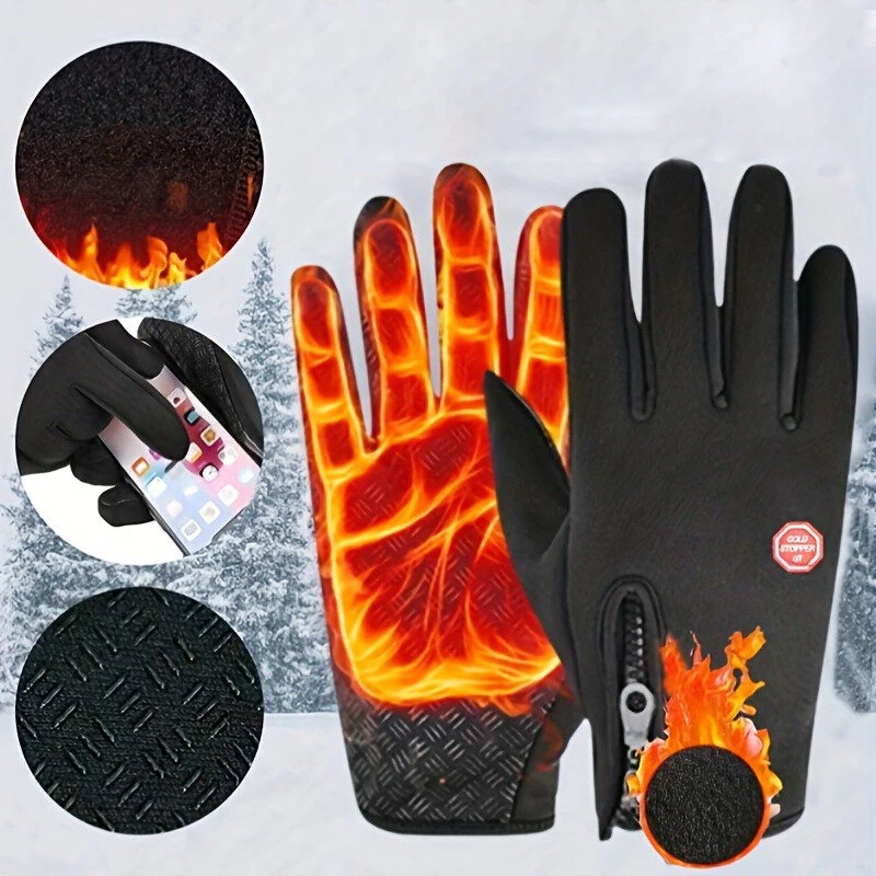 TENGOO Winter Touchscreen Gloves USB Heated Gloves Men Women Warm Gloves Waterproof Windproof For Outdoor Winter Activities — image 1