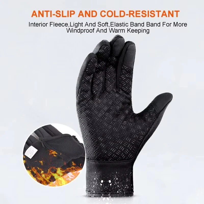 TENGOO Winter Touchscreen Gloves USB Heated Gloves Men Women Warm Gloves Waterproof Windproof For Outdoor Winter Activities — view 6