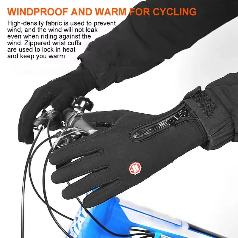 TENGOO Winter Touchscreen Gloves USB Heated Gloves Men Women Warm Gloves Waterproof Windproof For Outdoor Winter Activities — view 7