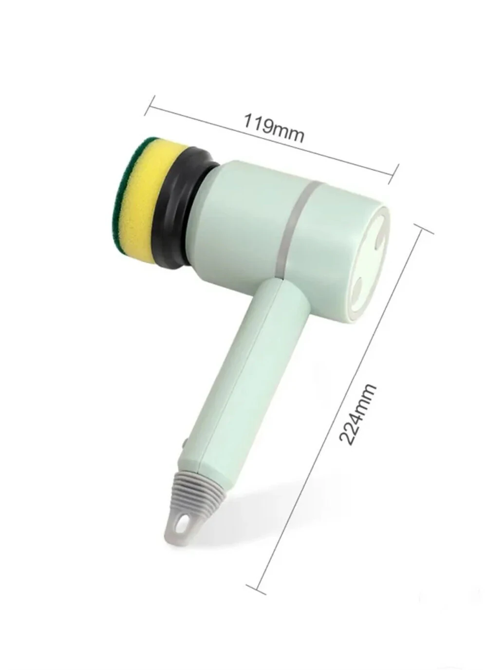 Tevorex 1200mAh Electric Cleaning Brush Household Toilet Cleaning Artifact Handheld Kitchen Wireless Convenient Dishwasher Home Supplies — view 10