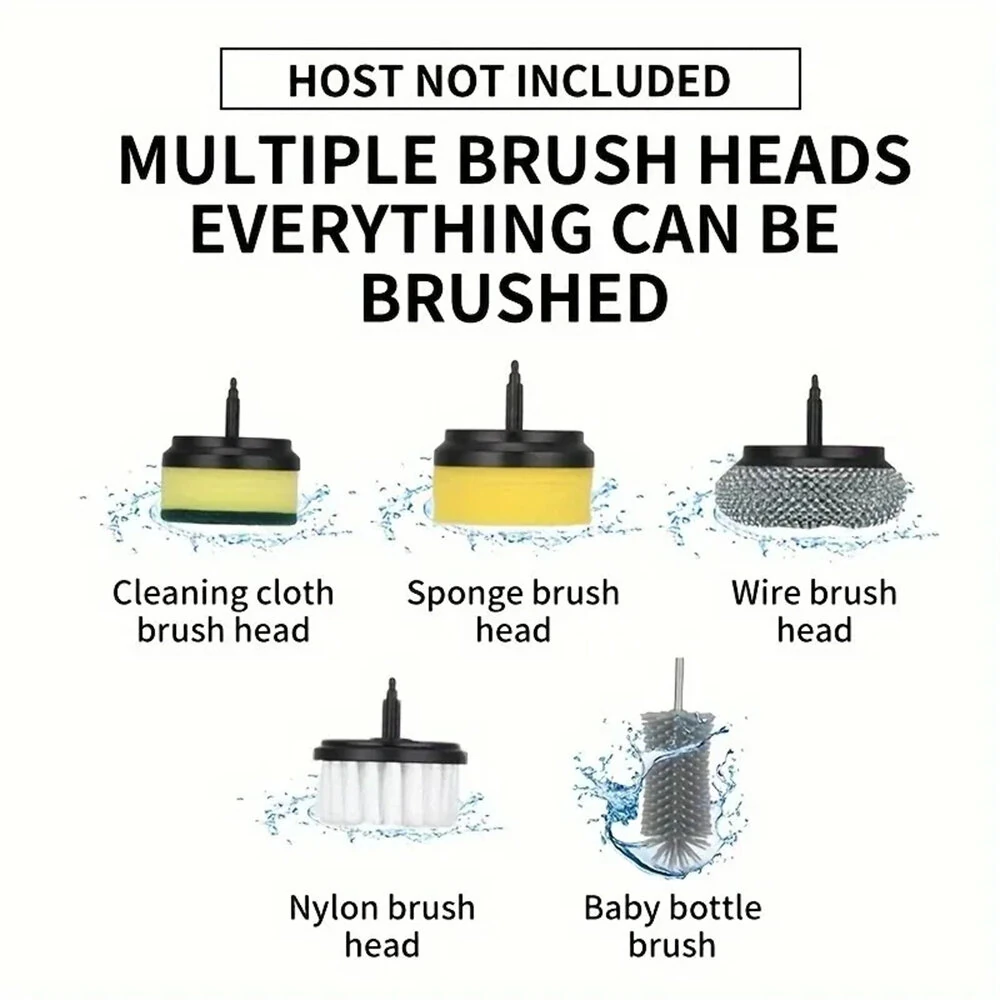 Tevorex 1200mAh Electric Cleaning Brush Household Toilet Cleaning Artifact Handheld Kitchen Wireless Convenient Dishwasher Home Supplies — view 9