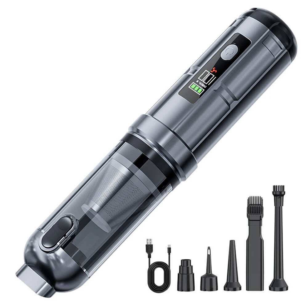 Tevorex 15000PA Handheld Vacuum Rechargeable Portable Cordless Compressed Air Duster with Brushless Motor Air Blower for Car Home — view 2