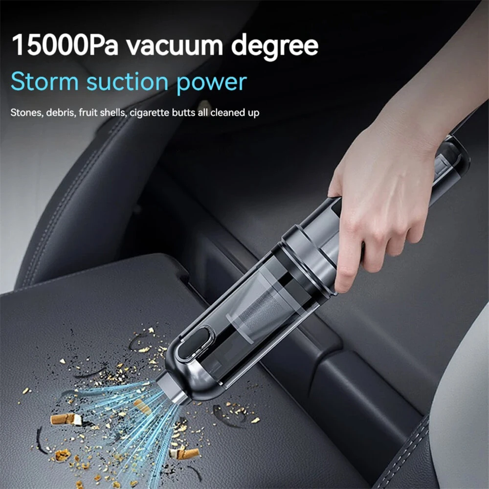 Tevorex 15000PA Handheld Vacuum Rechargeable Portable Cordless Compressed Air Duster with Brushless Motor Air Blower for Car Home — view 7
