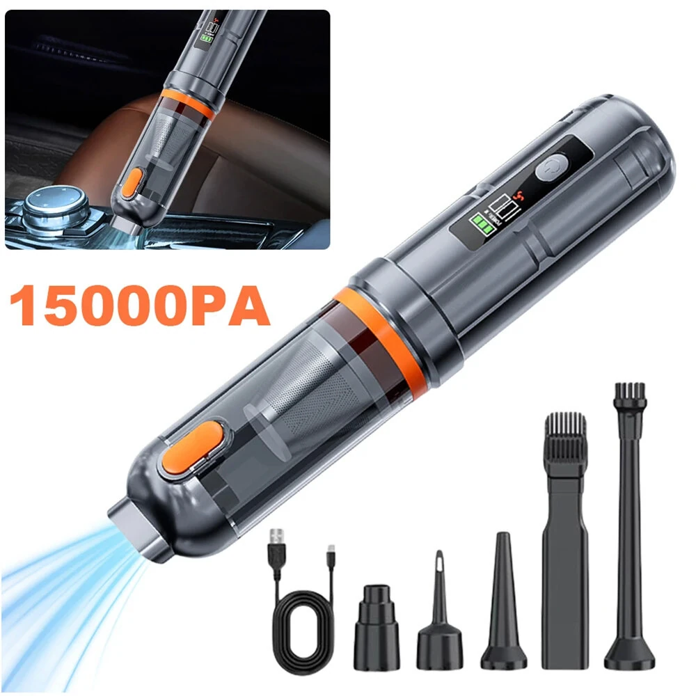 Tevorex 15000PA Handheld Vacuum Rechargeable Portable Cordless Compressed Air Duster with Brushless Motor Air Blower for Car Home — view 8