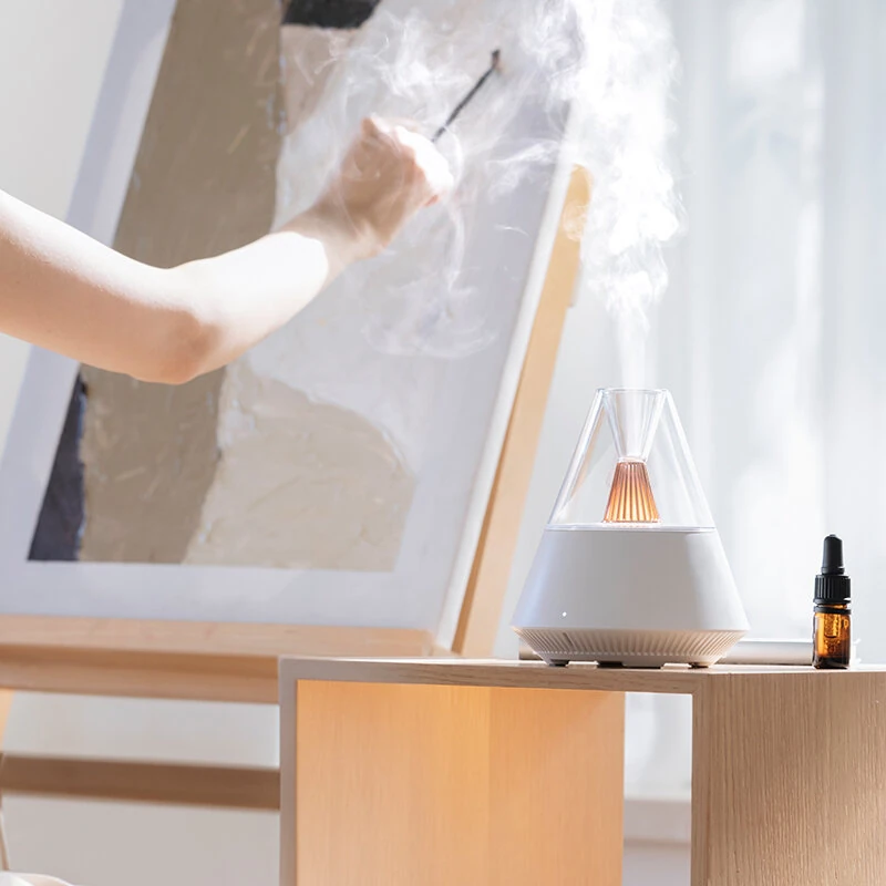 Tevorex 150ml Aroma Diffuser & Humidifier with Remote Control, USB Powered, Quiet Night Light for Bedroom & Office — view 3