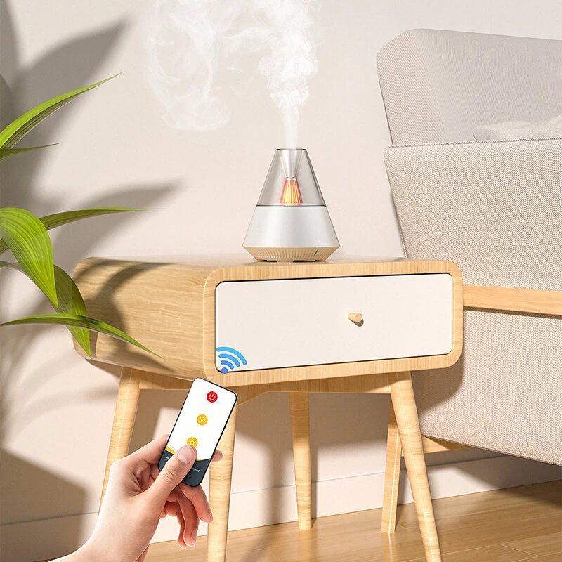 Tevorex 150ml Aroma Diffuser & Humidifier with Remote Control, USB Powered, Quiet Night Light for Bedroom & Office — view 7