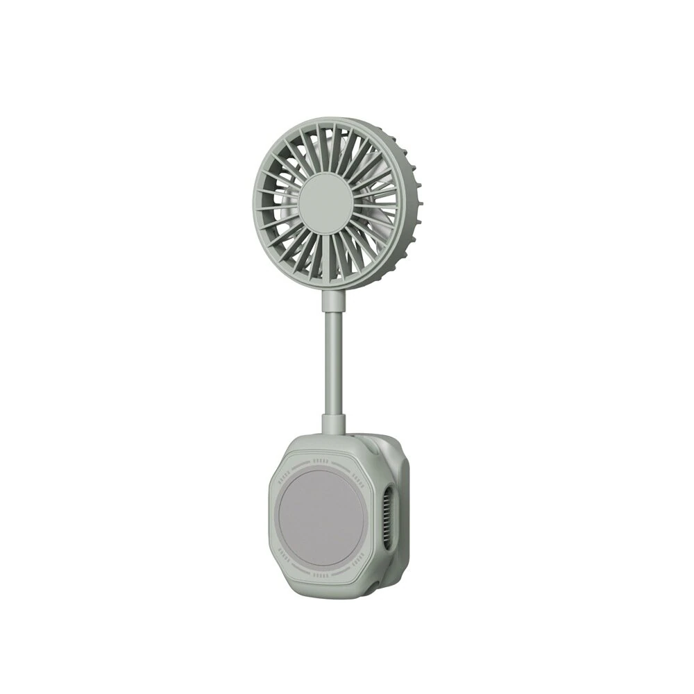 Tevorex 1800mAh Portable Mini Magnetic Phone Fan 4 Speeds Adjustable 360° Bendable TEC Cooling Plate High-Efficiency USB Rechargeable 2-In-1 Handheld Cooling Fan for Indoor Outdoor — view 7