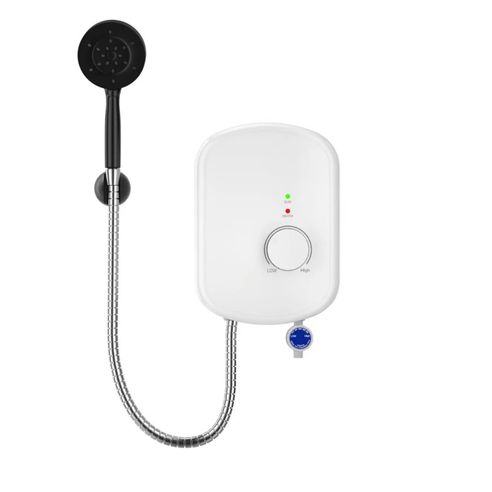 Tevorex 220V 3000W Instant Electric Water Heater Wall Mounted Shower Heater IPX4 Waterproof Digital Display for Bathroom — view 2