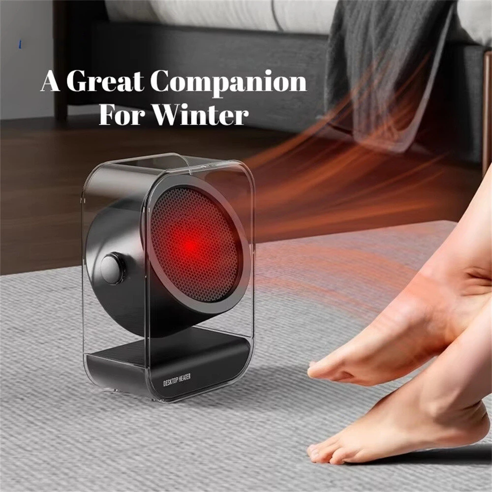 Tevorex 220V Portable Electric Heater Fast Heating Mini Space Heater with Overheat Protection for Home & Office — view 5