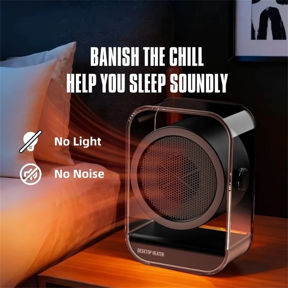 Tevorex 220V Portable Electric Heater Fast Heating Mini Space Heater with Overheat Protection for Home & Office — view 6