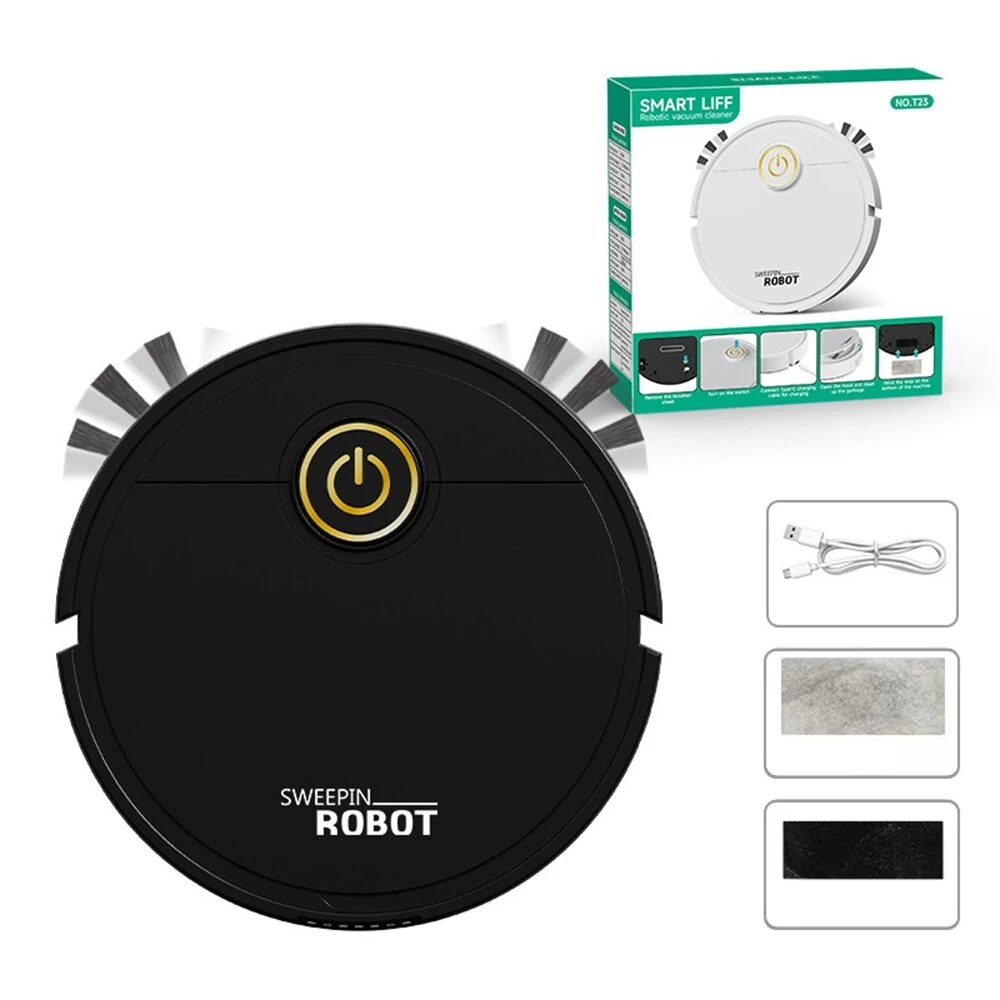 Tevorex 3 IN 1 Fully Automatic Sweeping Robot Sweeper Suction Mopping Sweeping Machine Intelligent Home Appliance Kitchen Home Cleaning Robots — view 3