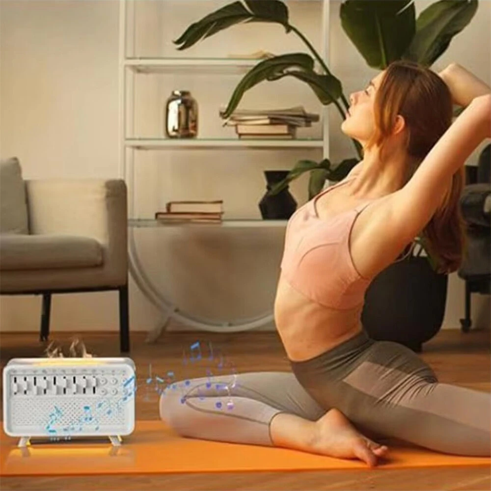 Tevorex 3 in 1Bluetooth White Noise Machine with Aroma Diffuser,Humidifier & Night Light 8 Natural Sounds,3-Level Dimming for Sleep Therapy — view 8