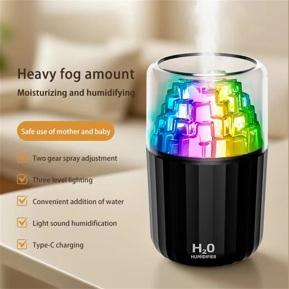 Tevorex 300ML Mini Air Humidifier USB Electric Aroma Diffuser Essential Oil Purifier Aromatherapy Mist Maker Lights For Car Home Bedroom — view 7