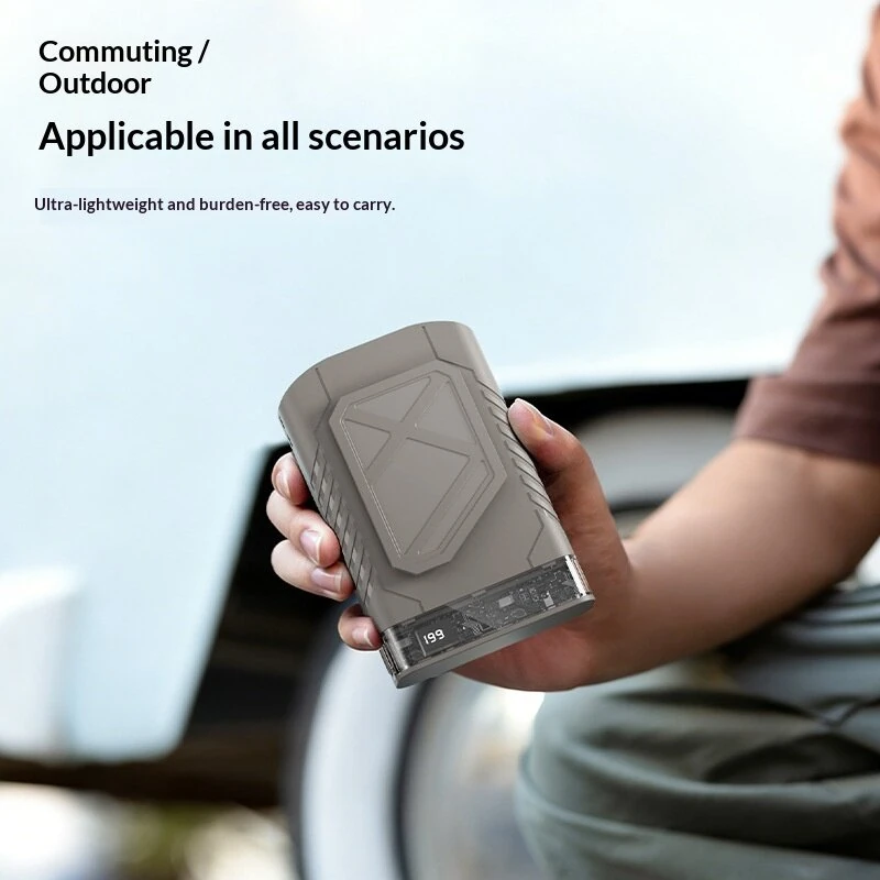 Tevorex 3600mAh Multifunctional Portable Waist-mounted Fan 199 Levels High-Speed Adjustable Dual Charging Option USB Rechargeable with Digital Display for Outdoor Use — view 6