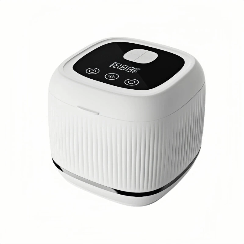 Tevorex 48KHZ High-Frequency Ultrasonic Cleaning Machine 200ml Capacity Three-Level Time Setting UVC Household Ultrasonic Cleaner for Denture Jewelry Pacifier — Tevorex