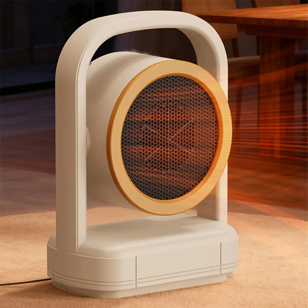 Tevorex 500W Portable Space Heater with Adjustable Temperature, Dual Heating Modes, Energy-Saving Design & Overheat Protection for Home & Office — view 3