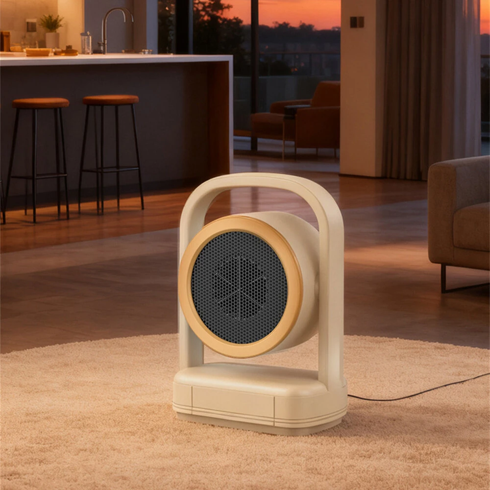 Tevorex 500W Portable Space Heater with Adjustable Temperature, Dual Heating Modes, Energy-Saving Design & Overheat Protection for Home & Office — view 7