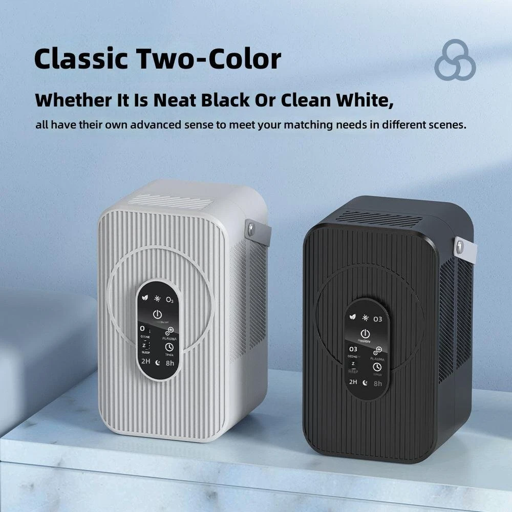Tevorex A02 3-in-1 Mini Air Purifier with H13 HEPA,100m³/h CADR, Ultra-Quiet, Portable Odor Eliminator for Home, Bedroom & Bathroom — view 7