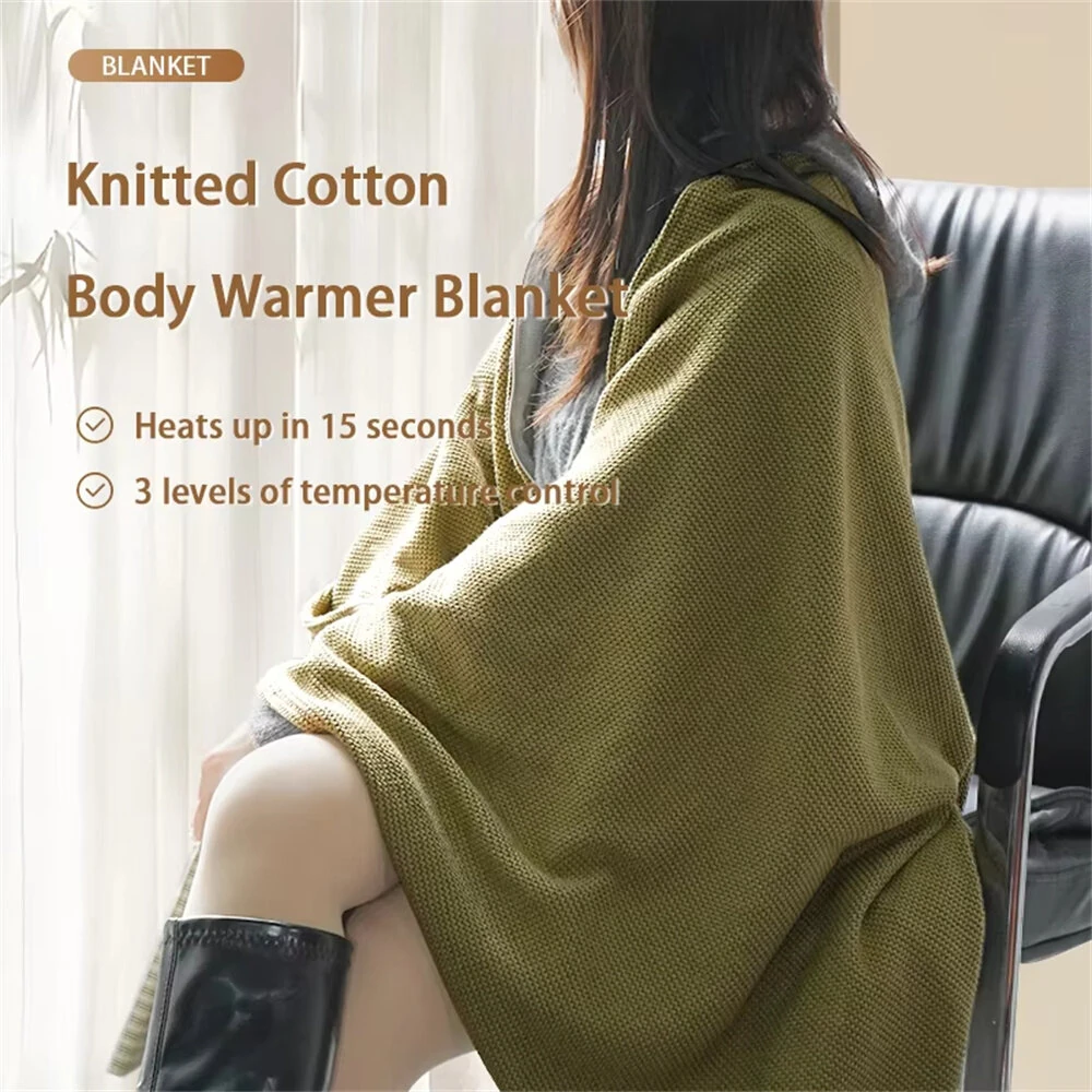 Tevorex Blanket Heating Blanket 15 second Rapid 3 Heating Levels Supports USB And Power Bank Charging, For Office Home And Outdoor Warmth — view 7