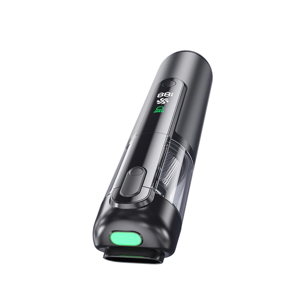 Tevorex Cordless Handheld Car Vacuum with Green Light,16000PA Suction,USB Rechargeable, Brushless Motor, Digital Display, Blow & Suction — view 2
