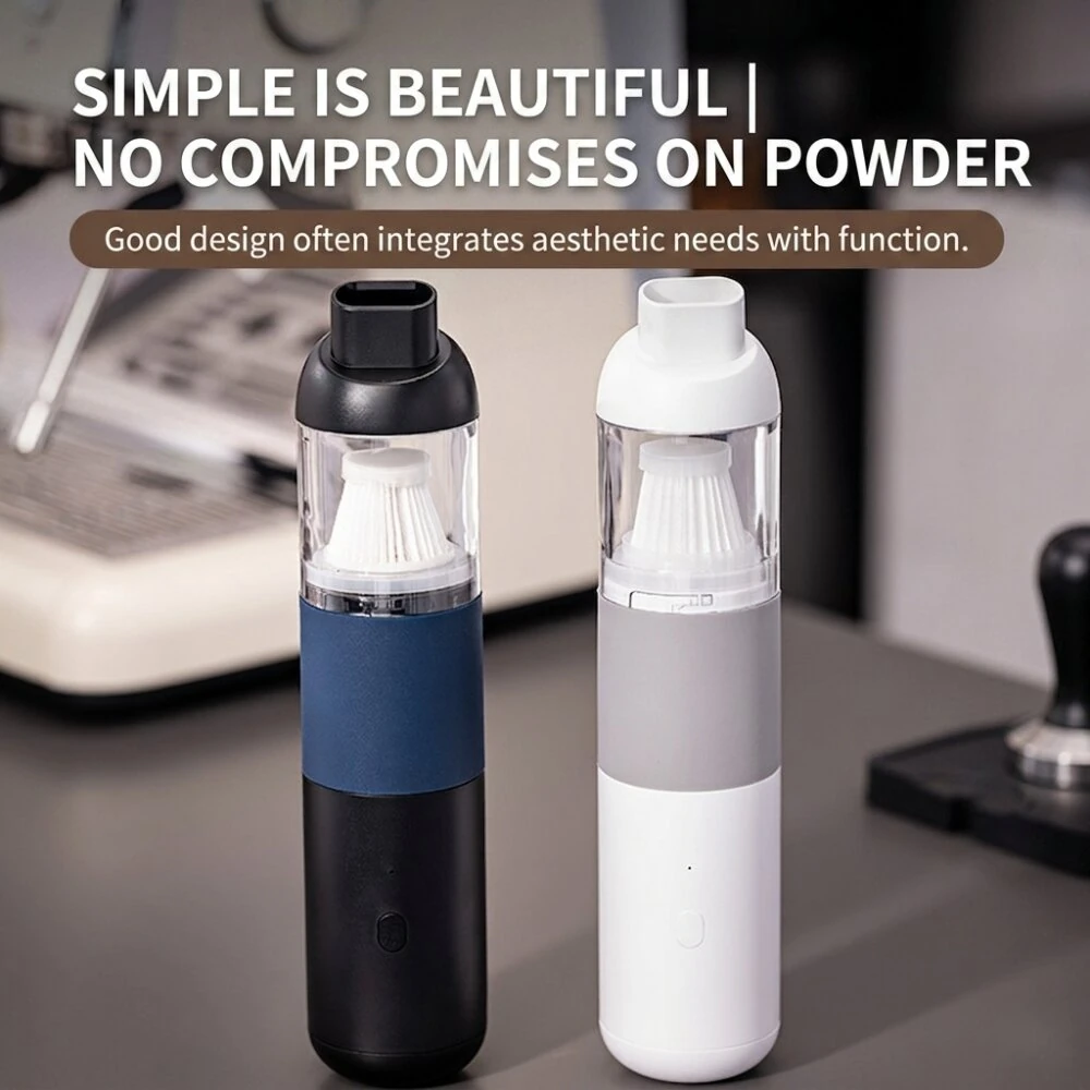 Tevorex Cordless Handheld Coffee Powder Vacuum Cleaner 6000Pa Strong Suction 130ml Dust Capacity Fast Charging Portable Mini Vacuum Cleaner for Home Office Cleaning — view 5