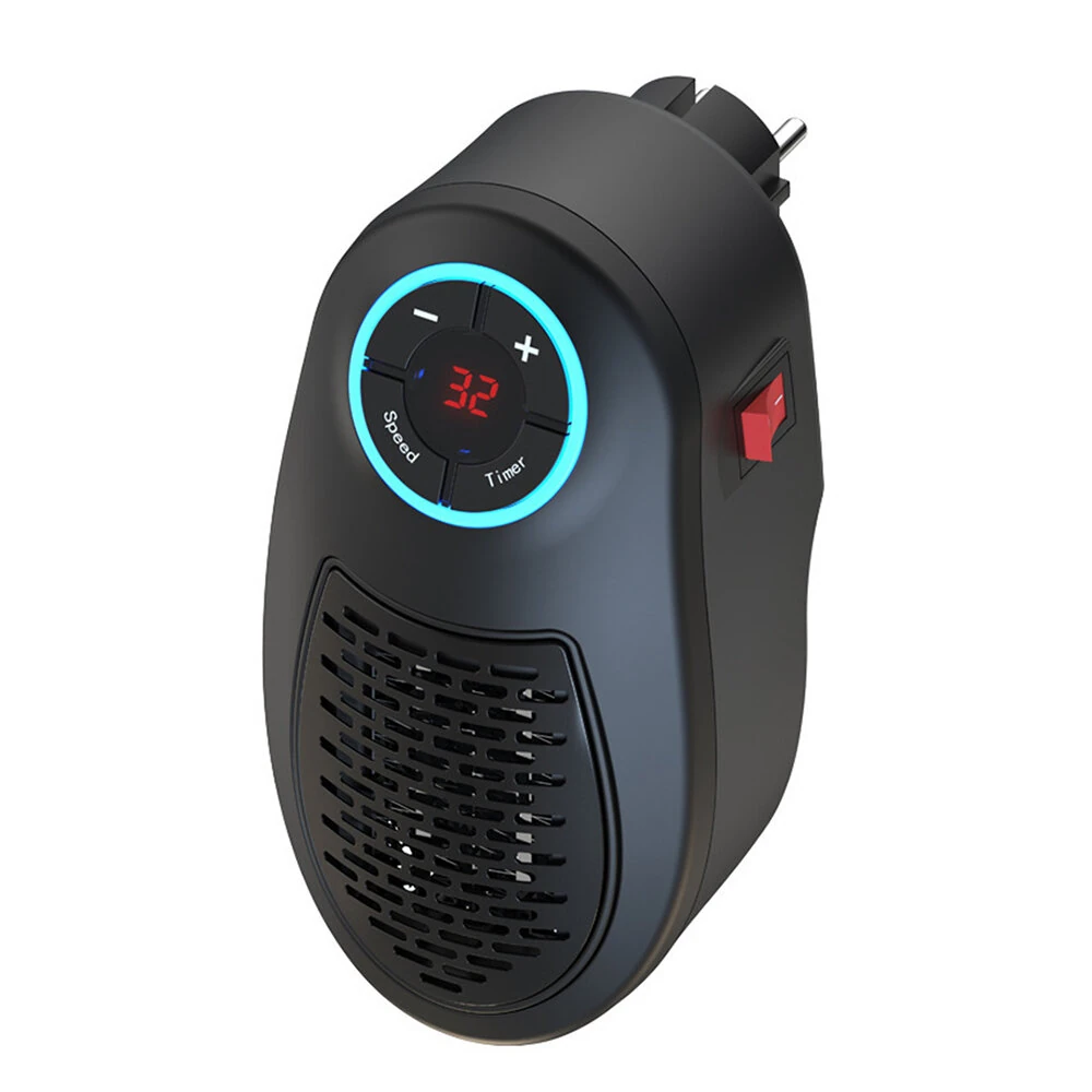 Tevorex Desktop PTC Ceramic Heater with Remote Control Portable Fast-Heating Space Heater for Home & Office — view 2