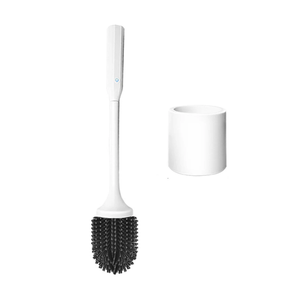 Tevorex Electric Toilet Brush IPX7 Waterproof TPR Material No Stains No Dead Corner Cleaning Large Battery Capacity Wall-mountable for Washroom Clean — Tevorex