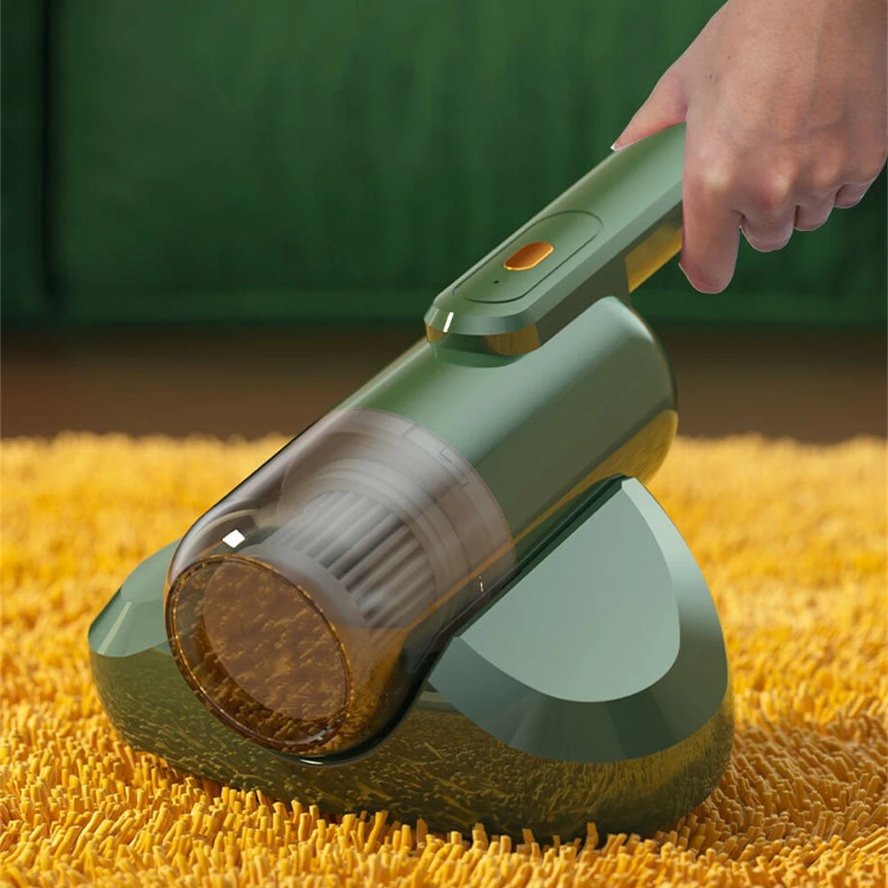 Tevorex Mini Wireless Mite Vacuum Cleaner with UV Light, 1000Pa Suction, HEPA Filtration & Rechargeable Design for Bed, Mattress, Sofa & Pillows — view 7