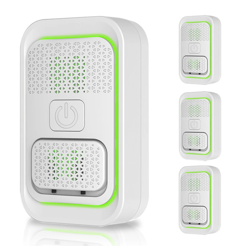 Tevorex Negative Ion Air Purifier Silent Operation High Efficiency with Plug-In Design for Intelligent Odor Removal for Home Bedroom