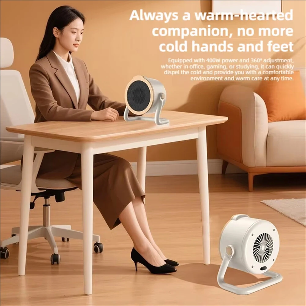 Tevorex Portable Desktop Heater Fast-Heating & Ultra-Quiet Personal Space Heater with Energy-Saving and Safety Protection for Home & Office — view 4