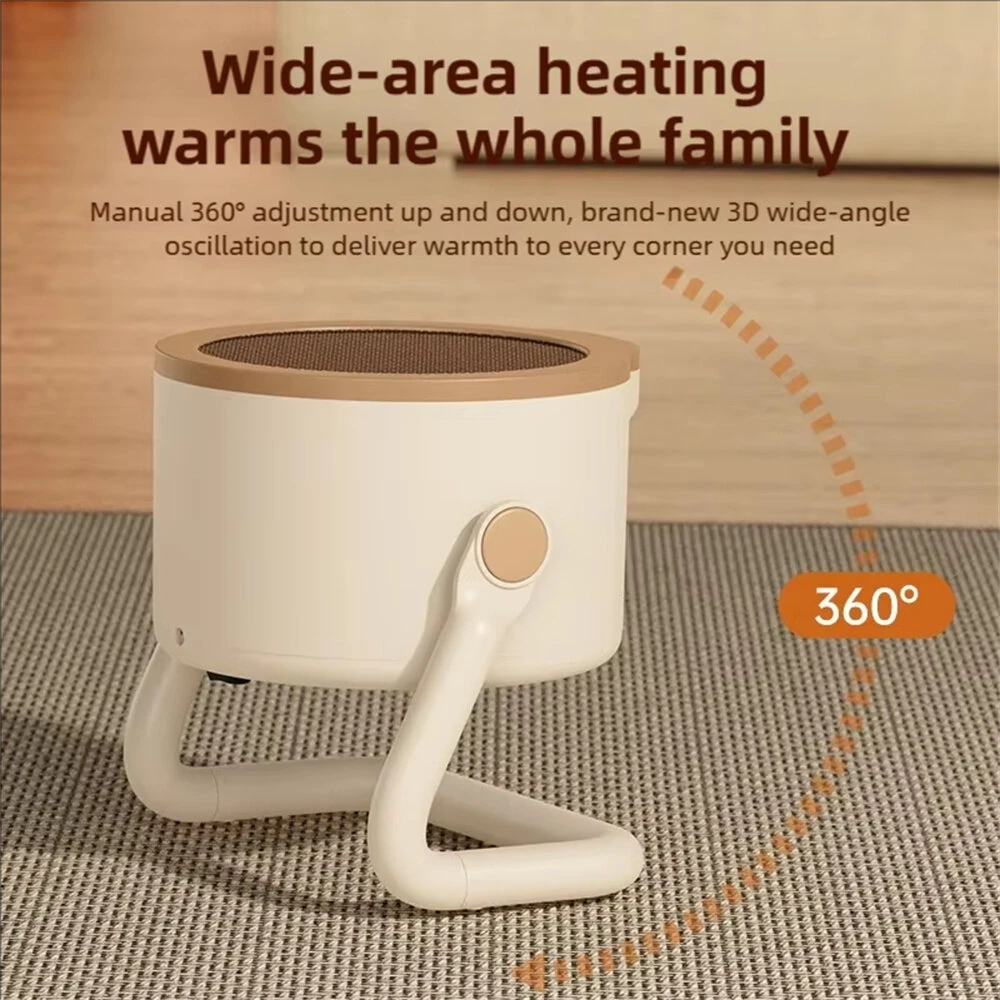 Tevorex Portable Desktop Heater Fast-Heating & Ultra-Quiet Personal Space Heater with Energy-Saving and Safety Protection for Home & Office — view 5