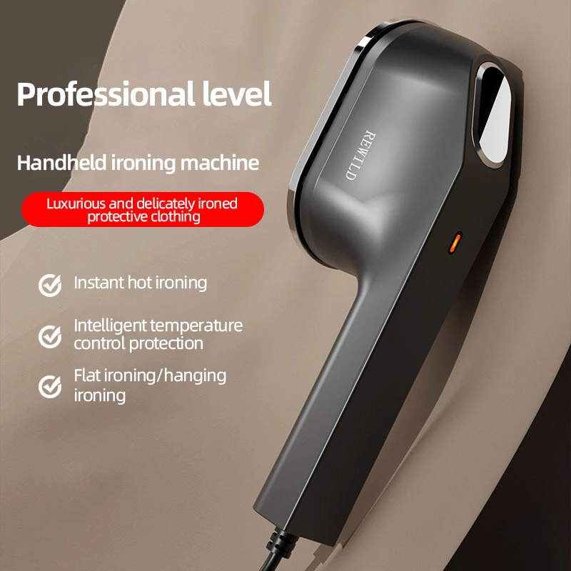 Tevorex Portable Handheld Mini Steamer Intelligent Temperature Control Fast Heating Clothes Iron Machine for Clothes Wrinkles Removal Travel Home Use — view 3
