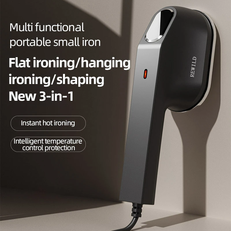 Tevorex Portable Handheld Mini Steamer Intelligent Temperature Control Fast Heating Clothes Iron Machine for Clothes Wrinkles Removal Travel Home Use — view 5